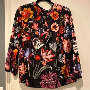 J. Crew Floral Blouse